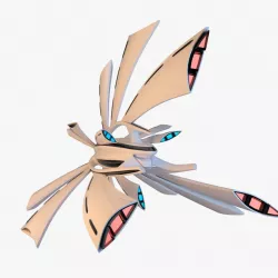 Spaceship Crow 3d model