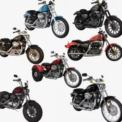 Sportster Family Collection 3d model
