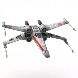 Star Wars X-Wing Starfighter Rigged Red 3d model