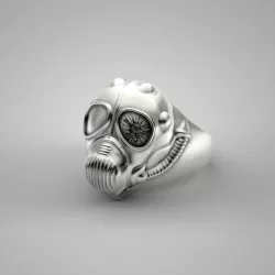 Steampunk Ring 3d model