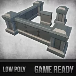 Steel Walls (Wallpack 01) 3d model