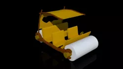 Stone age cars 3d model