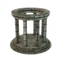 Stone Oracle Temple 3d model