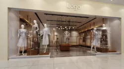 Store Shop interior in Mall (Render Ready) 3d model