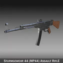 Sturmgewehr 44 - MP44 - German Assault Rifle 3d model