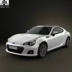 Subaru BRZ 2013 3d model