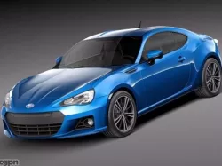 Subaru BRZ 2013 3d model