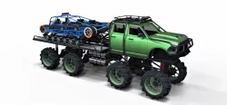 Super bogger with Concept tracked vehicle 3d model