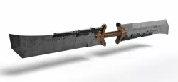 Sword of Thanos from movie Avengers Endgame 3d model