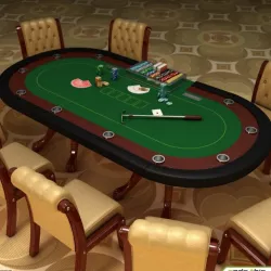 Table Casino - Texas Holdem Poker 3d model