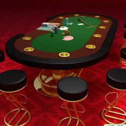 Table Casino - Texas Holdem Poker 3d model