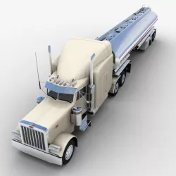 Tanker Truck V2 3d model
