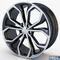 Taurus SHO 20 Machined wheel black v 1 3d model
