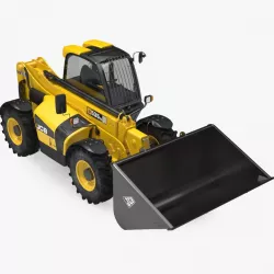 Telehandler Forklift Scoop Bucket JCB 535 3d model