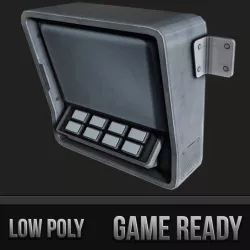 Terminal Console 3d model