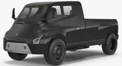 Tesla Pickup Electric Concept 3d model