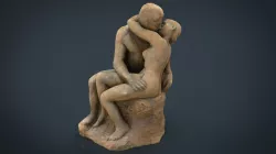 The Kiss (Rodin sculpture) 3d model