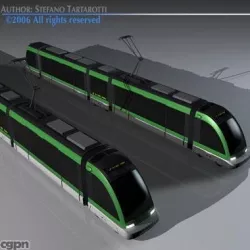 Tramway 3d model