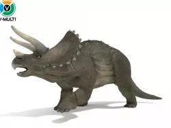 Triceratops Rigged 3d model