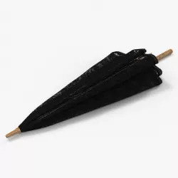 Umbrella Lace Parasol Folded Black 3d model