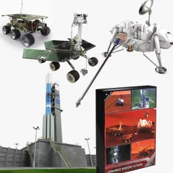 Unmanned Missions to Mars 3d model