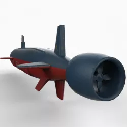 USS Virginia 3d model