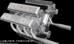 V8 Engine 3d model