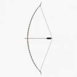 Viking Bow with Armed Arrow 3d model