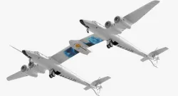 Virgin Galactic LauncherOne Rigged 3d model