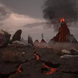 Volcano 3d model