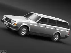 volvo 240 3d model