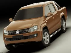 VW Amarok 2011 3d model