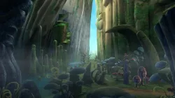 Waterfall scene 3d model