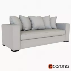 West Elm Walton Sofa 3d model