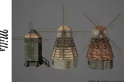 Windmill 3d model
