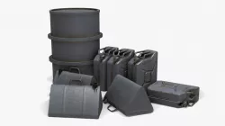 WW2 Liquid Storage Assets 02 3d model