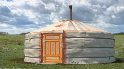Yurt of Mongolian Nomads 3d model