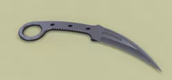 ZU Bladeworx Punisher Karambit knife 3d model