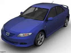 2004 Mazda 6 Sports Sedan 3d model