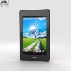 Acer Iconia One 7 B1-730 Red 3d model