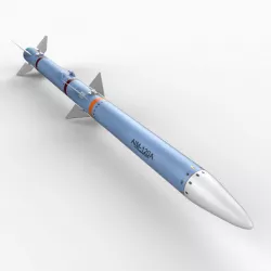 AIM-120 AMRAAM Air to Air Missile 3d model