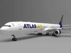 Airbus A340 (Atlas) 3d model