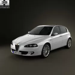 Alfa Romeo 147 5-door 2009 3d model