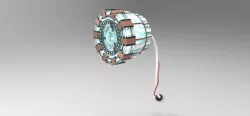 Arc reactor of Tony Stark 3d model