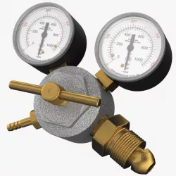 Argon CO2 Double Pressure Regulator 3d model