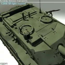 Ariete tank 3d model