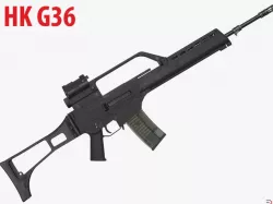 Assault Rifle HK G36 3d model