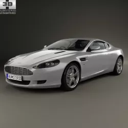 Aston Martin DB9 2004 3d model