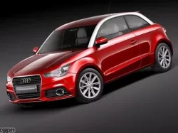 Audi A1 2010 3d model