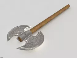 Axe - Double Headed - 2 3d model